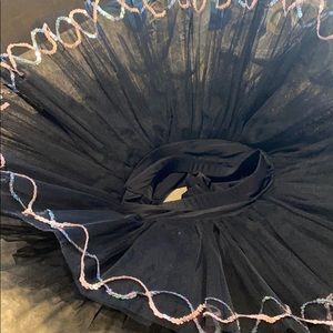 Black pancake tutu
